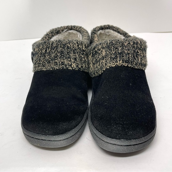 Clark’s Women's Sweater Collar Clog Slipper Black Slippers Size 6 - Picture 3 of 9